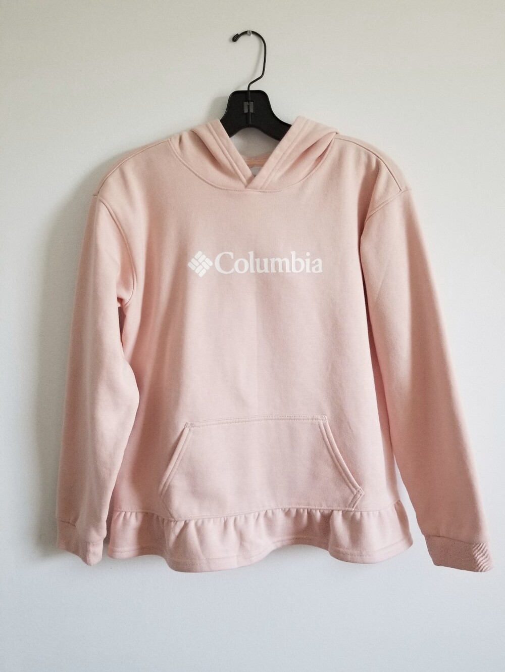 NWOT Columbia Light Pink Youth's Hooded Pullover Sweatshirt (Youth) XL (18/20)